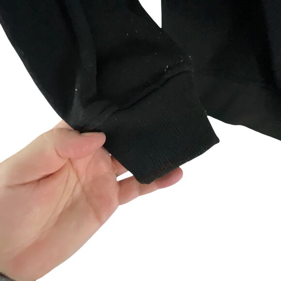 NBA Colorblock Black Gray Hoodie Sweatshirt M Logo Graphic Long Sleeves Sporty - Picture 5 of 10